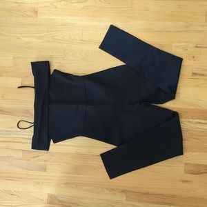 Black jump suit